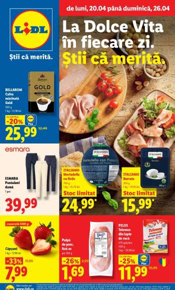 Cataloage Lidl - 20.04.2026 - 26.04.2026.