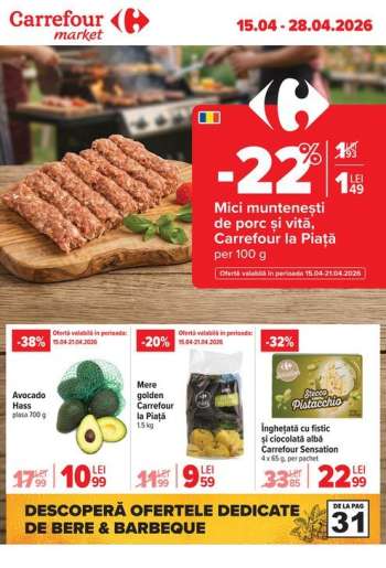 Cataloage Carrefour - 15.04.2026 - 28.04.2026.
