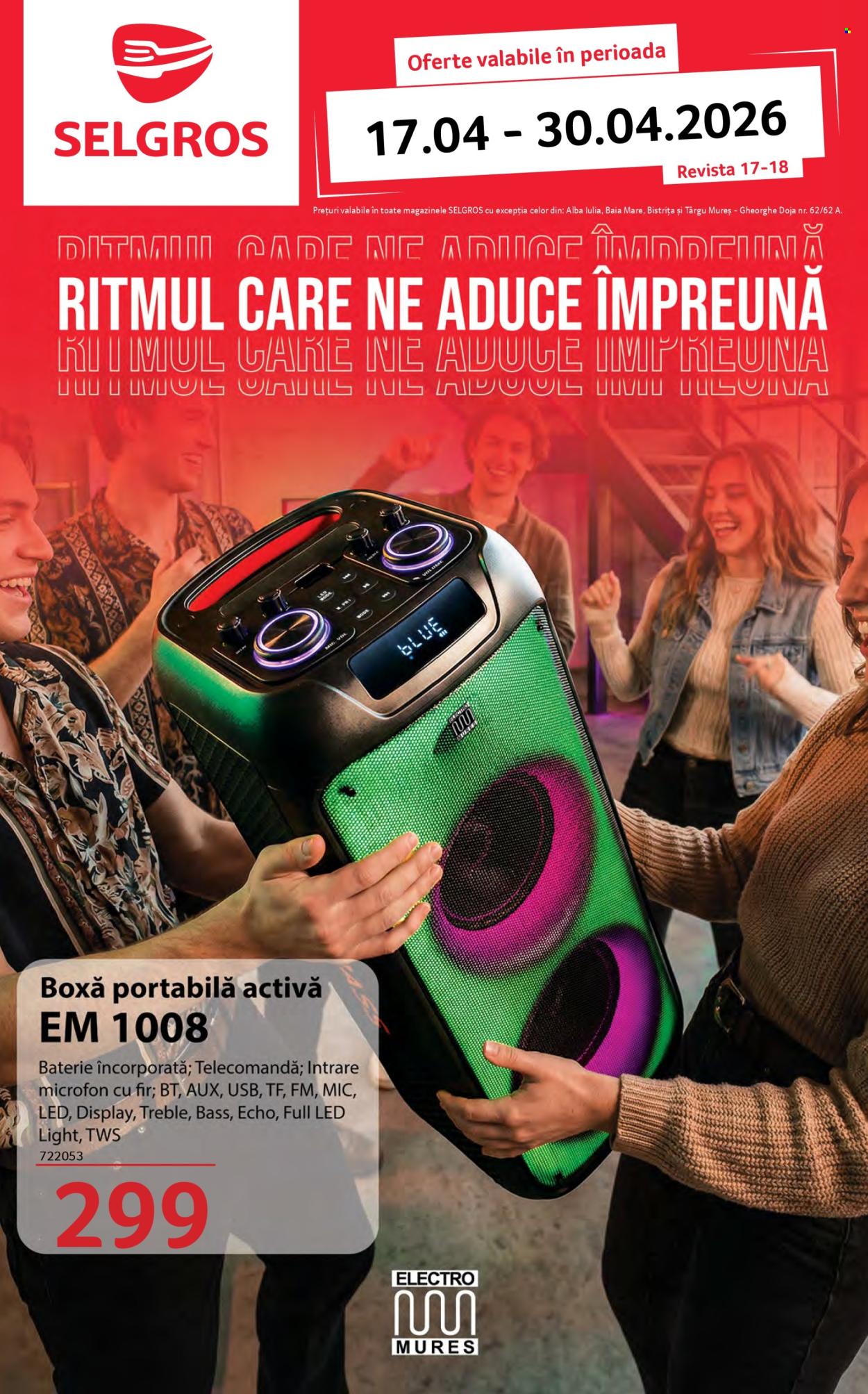 Catalog Selgros - 17.04.2026 - 30.04.2026. Pagina 1