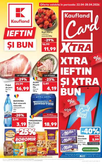 Cataloage Kaufland - 22.04.2026 - 28.04.2026.