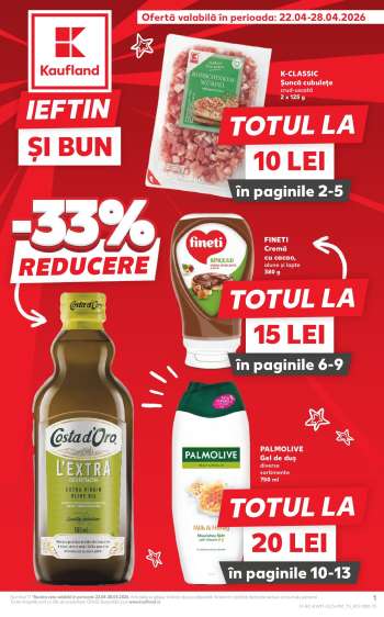 Cataloage Kaufland - 22.04.2026 - 28.04.2026.