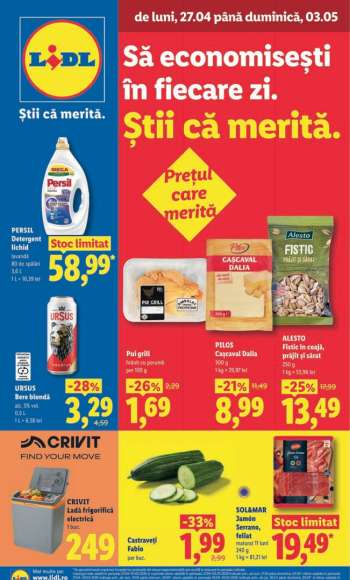 Cataloage Lidl - 27.04.2026 - 03.05.2026.