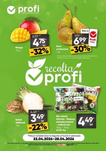 Cataloage Profi Loco - 22.04.2026 - 28.04.2026.