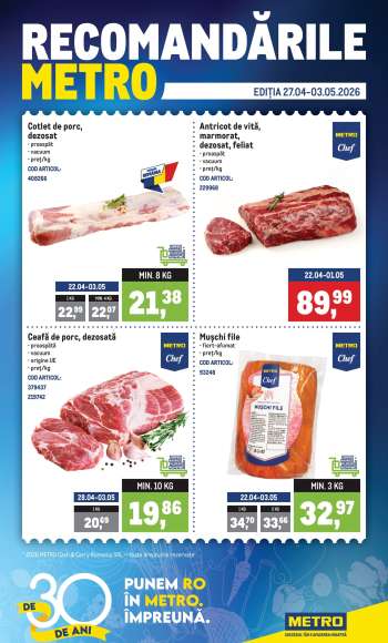 Cataloage Metro - 27.04.2026 - 03.05.2026.