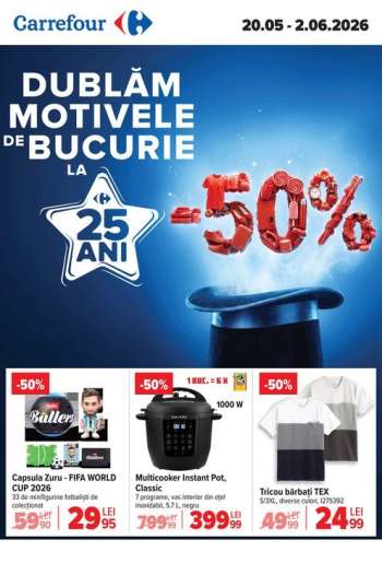 Cataloage Carrefour - 20.05.2026 - 02.06.2026.