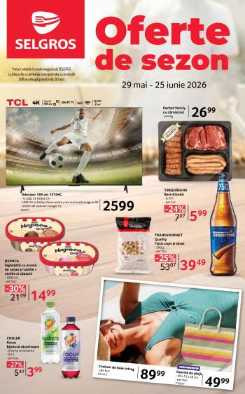 Cataloage Selgros - 29.05.2026 - 25.06.2026.