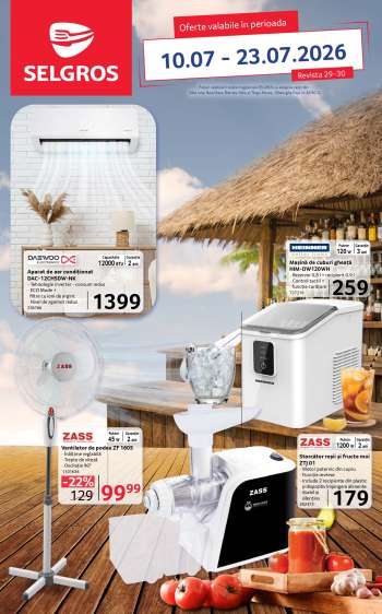 Cataloage Selgros - 10.07.2026 - 23.07.2026.