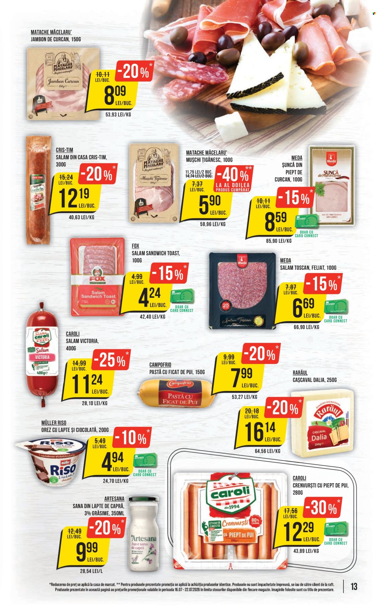 Catalog Mega Image - 16.07.2026 - 22.07.2026. Pagina 13