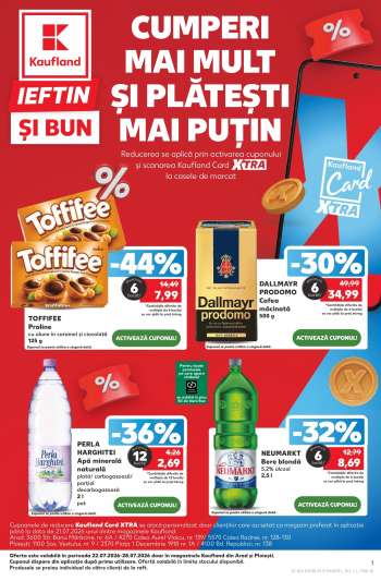 Cataloage Kaufland - 22.07.2026 - 28.07.2026.