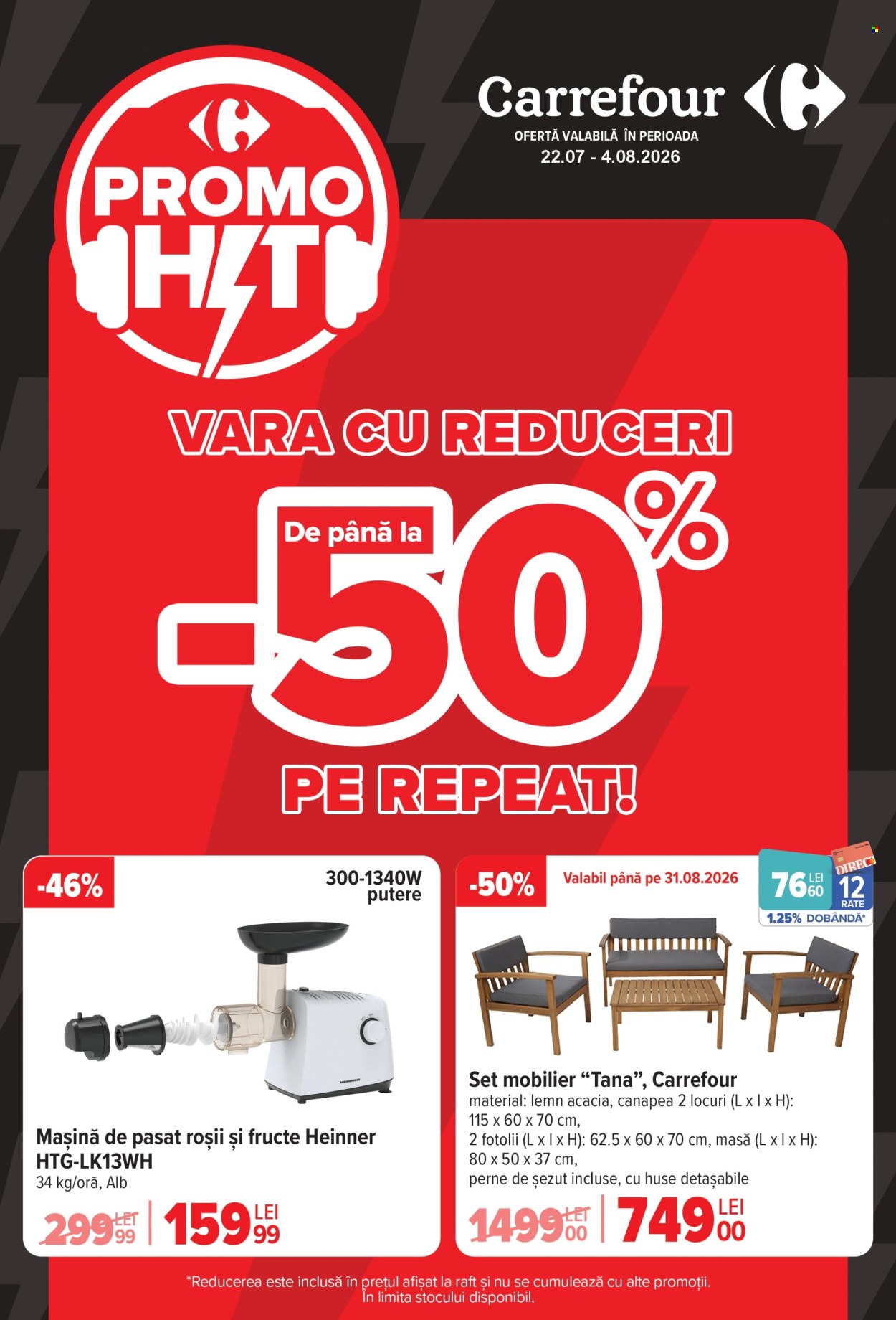 Catalog Carrefour - 22.07.2026 - 04.08.2026. Pagina 1