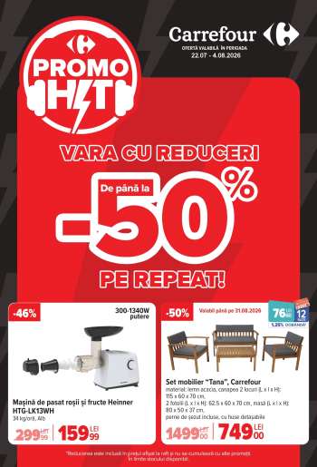 Cataloage Carrefour - 22.07.2026 - 04.08.2026.