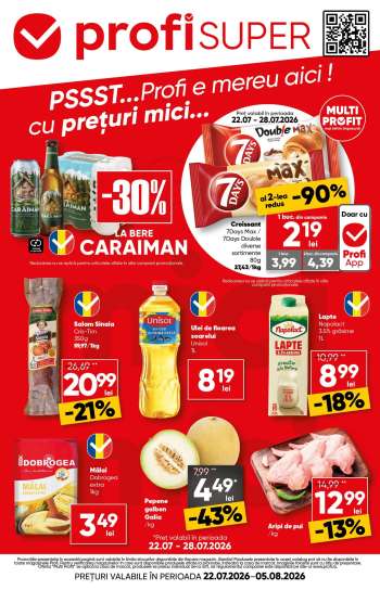Cataloage Profi - 22.07.2026 - 05.08.2026.