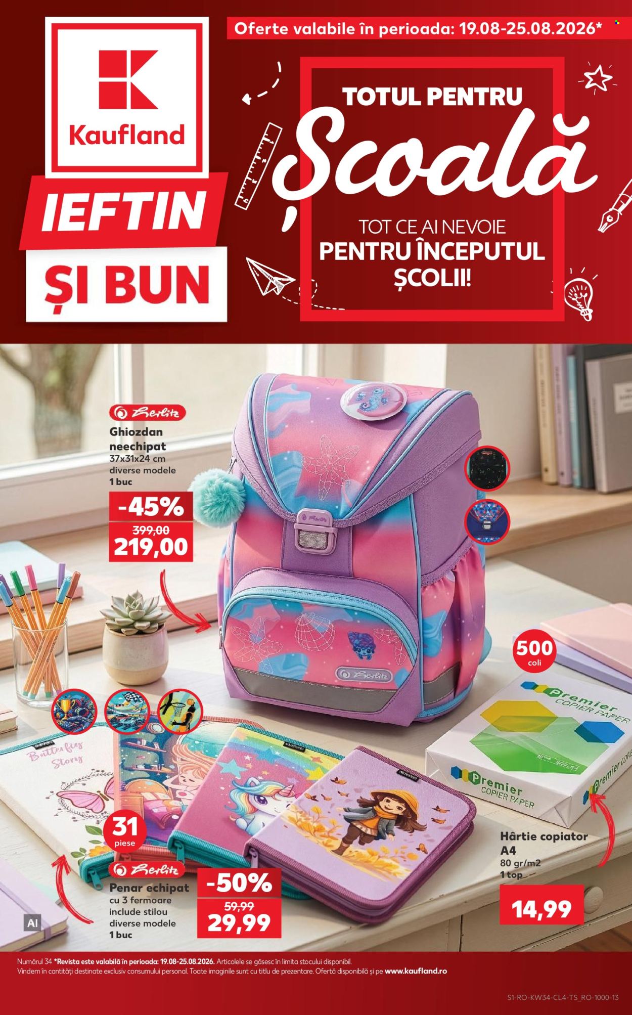Catalog Kaufland - 19.08.2026 - 25.08.2026. Pagina 1