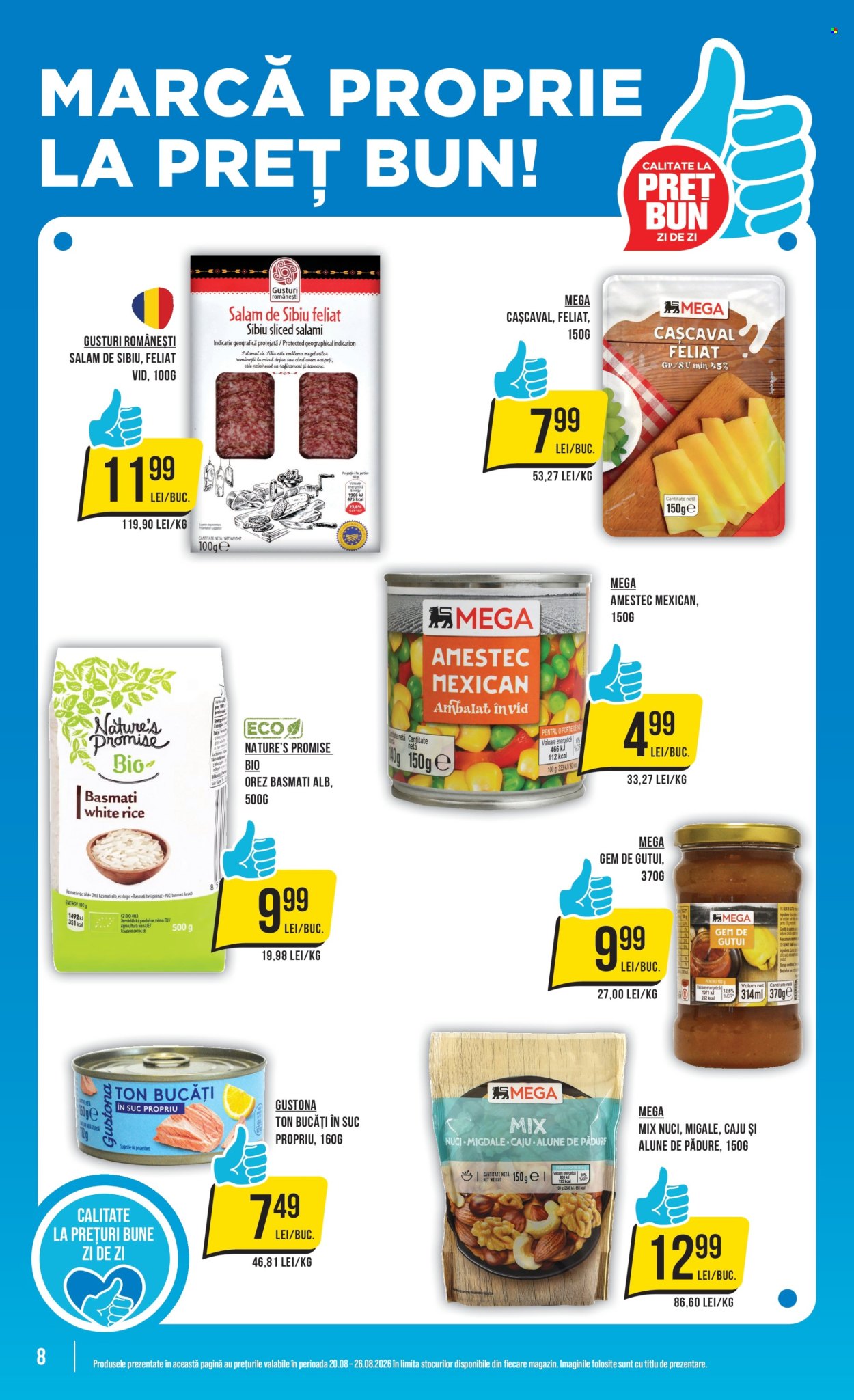 Catalog Mega Image - 20.08.2026 - 26.08.2026. Pagina 8