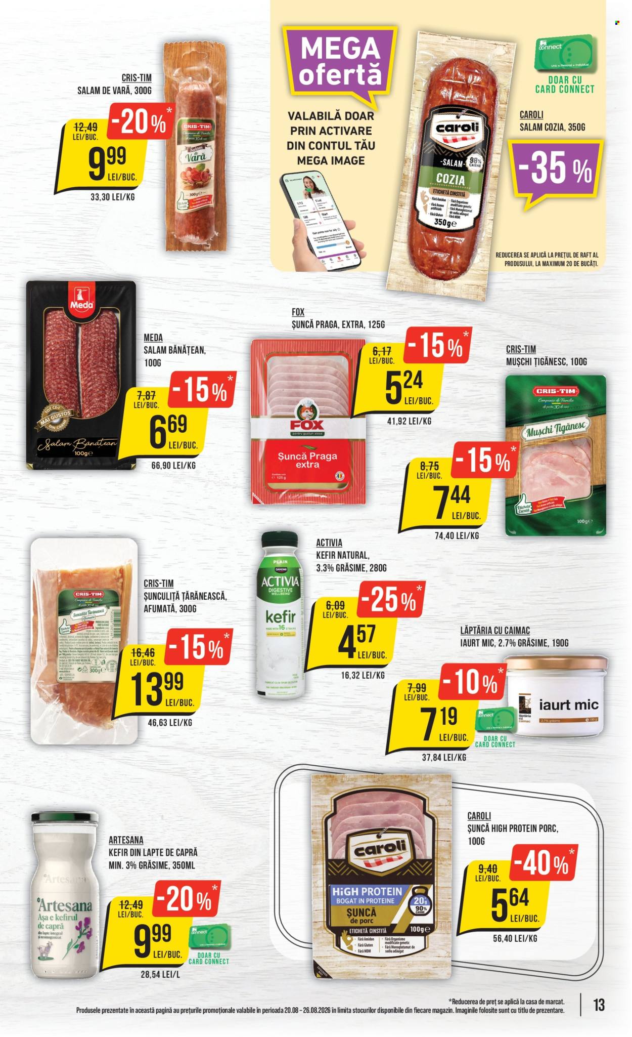 Catalog Mega Image - 20.08.2026 - 26.08.2026. Pagina 13