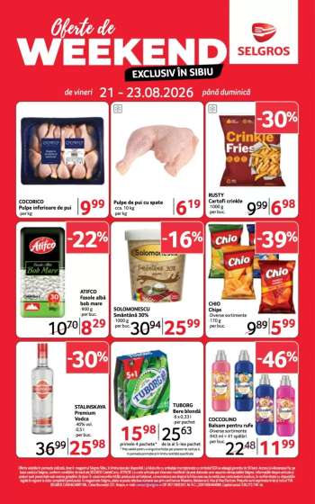 Cataloage Selgros - 21.08.2026 - 23.08.2026.