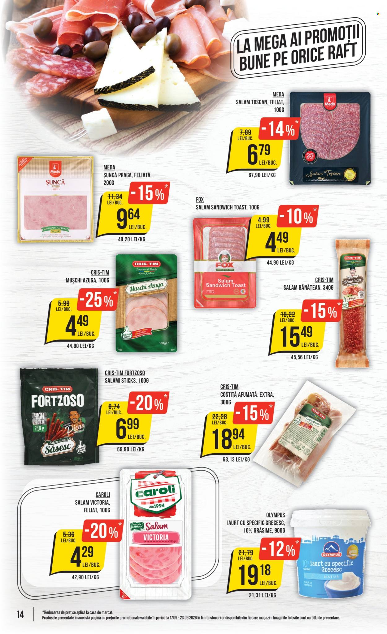 Catalog Mega Image - 17.09.2026 - 23.09.2026. Pagina 14