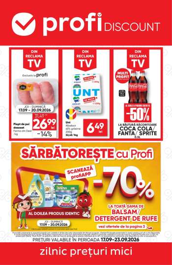 Cataloage Profi Discount - 17.09.2026 - 23.09.2026.
