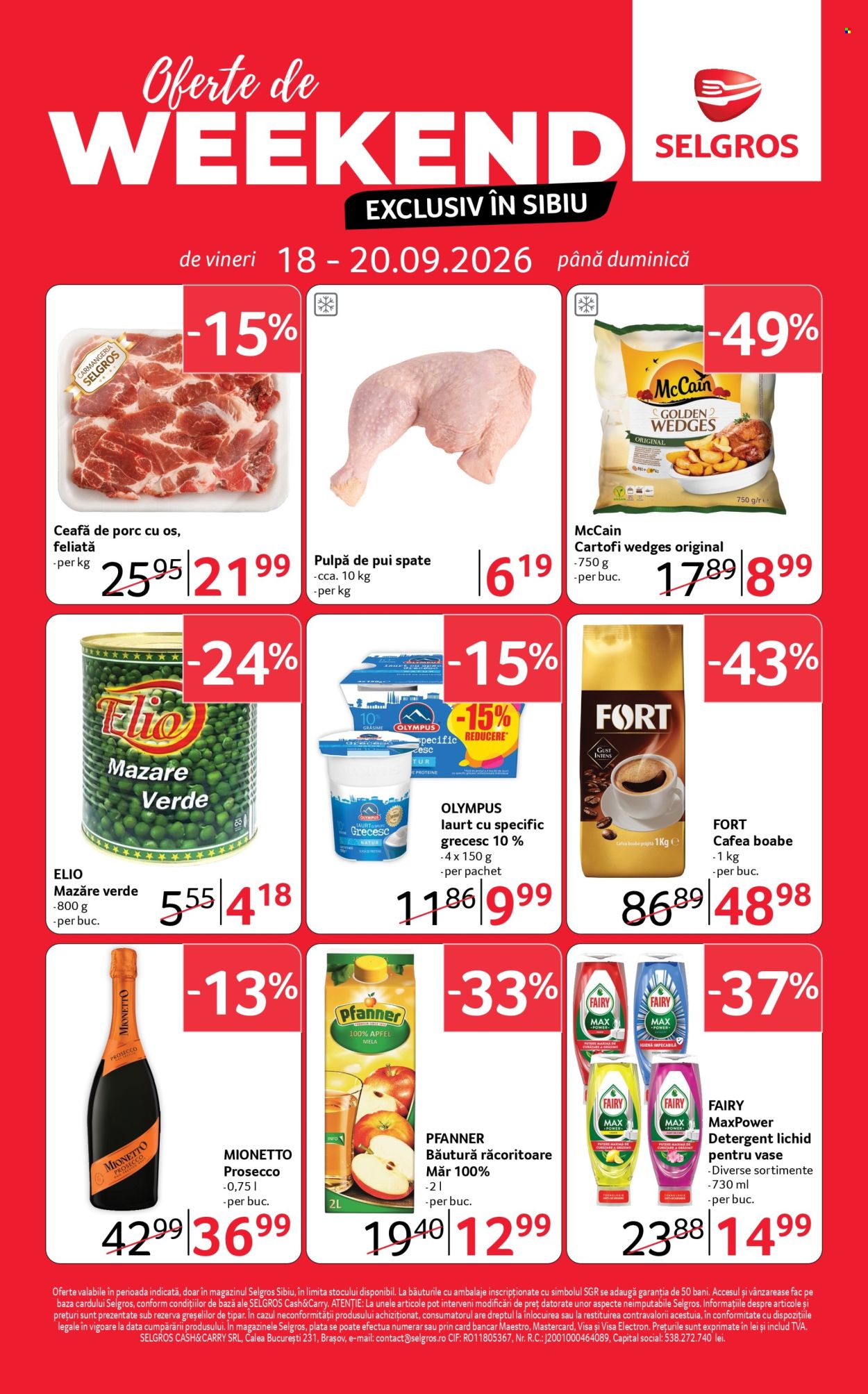 Catalog Selgros - 18.09.2026 - 20.09.2026. Pagina 1