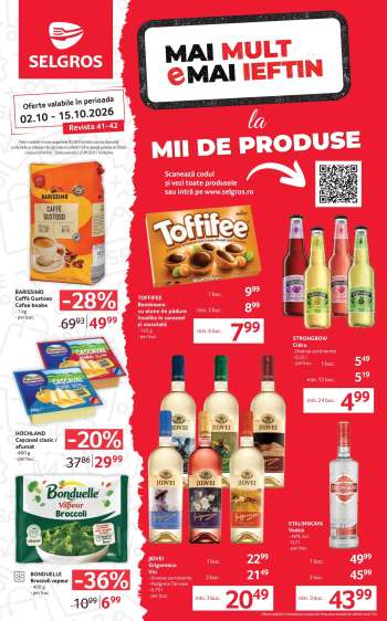 Cataloage Selgros - 02.10.2026 - 15.10.2026.