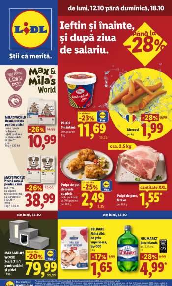 Cataloage Lidl - 12.10.2026 - 18.10.2026.