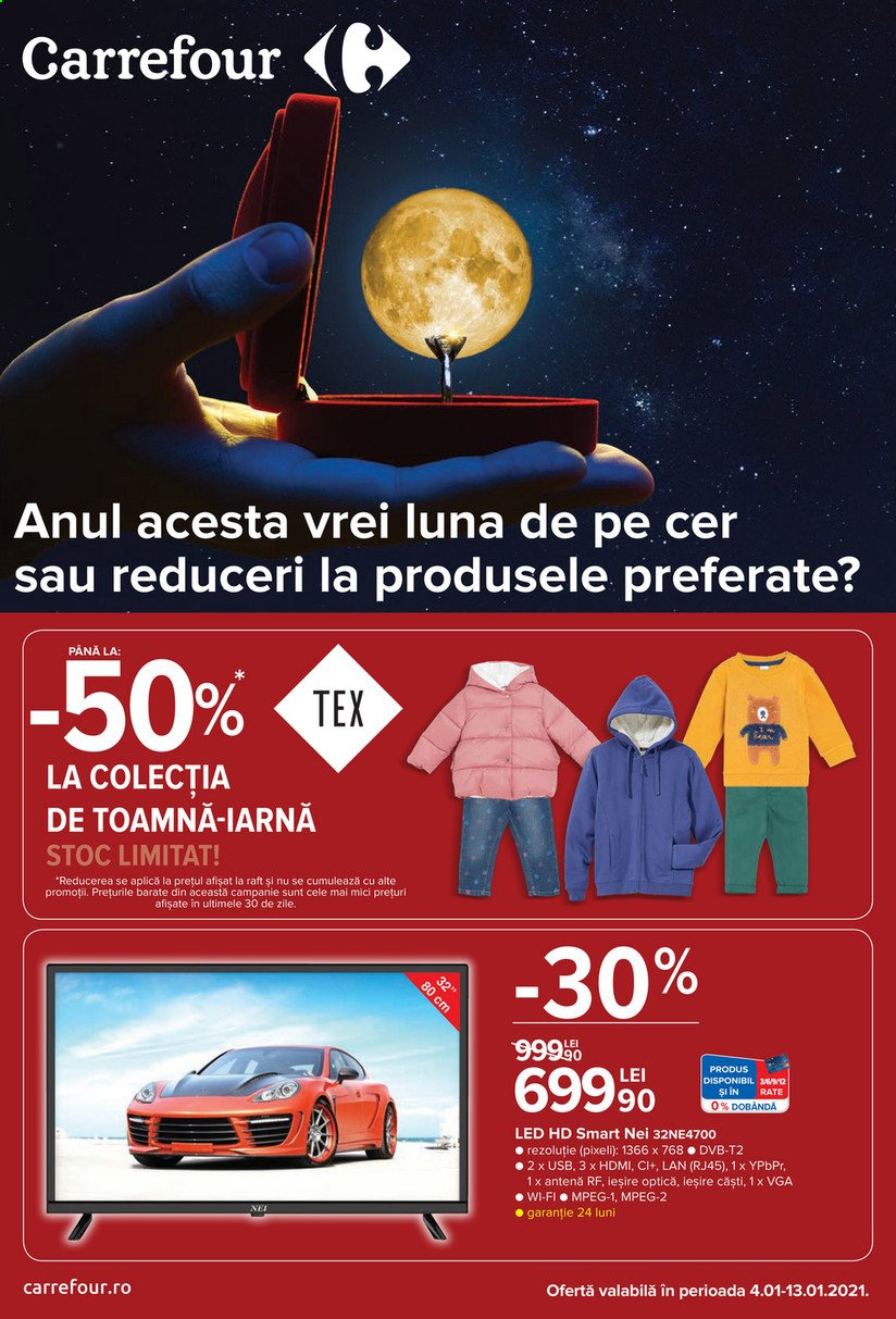 Catalog Carrefour - 04.01.2021 - 13.01.2021. Pagina 1