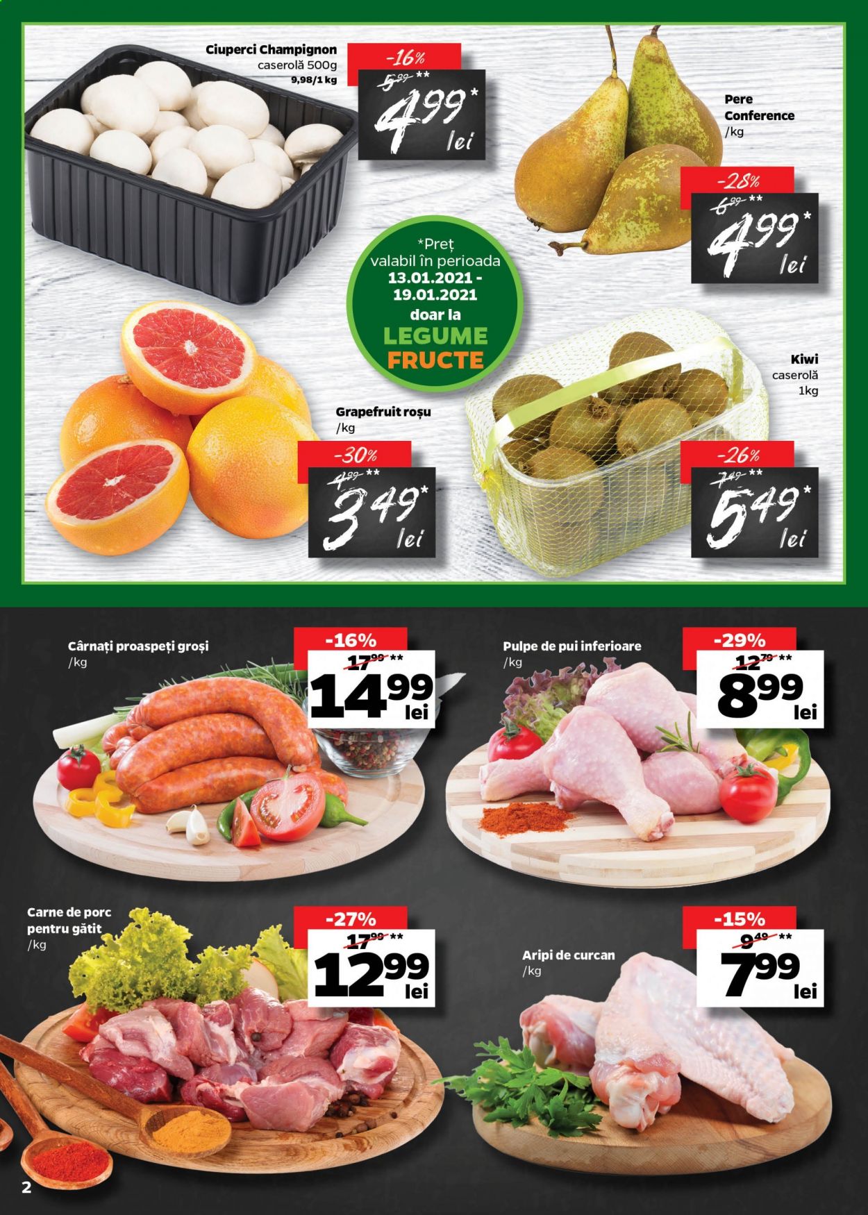 thumbnail - Cataloage Profi - 13.01.2021 - 26.01.2021 - Produse în vânzare - kiwi, pere, carne de porc. Pagina 2.