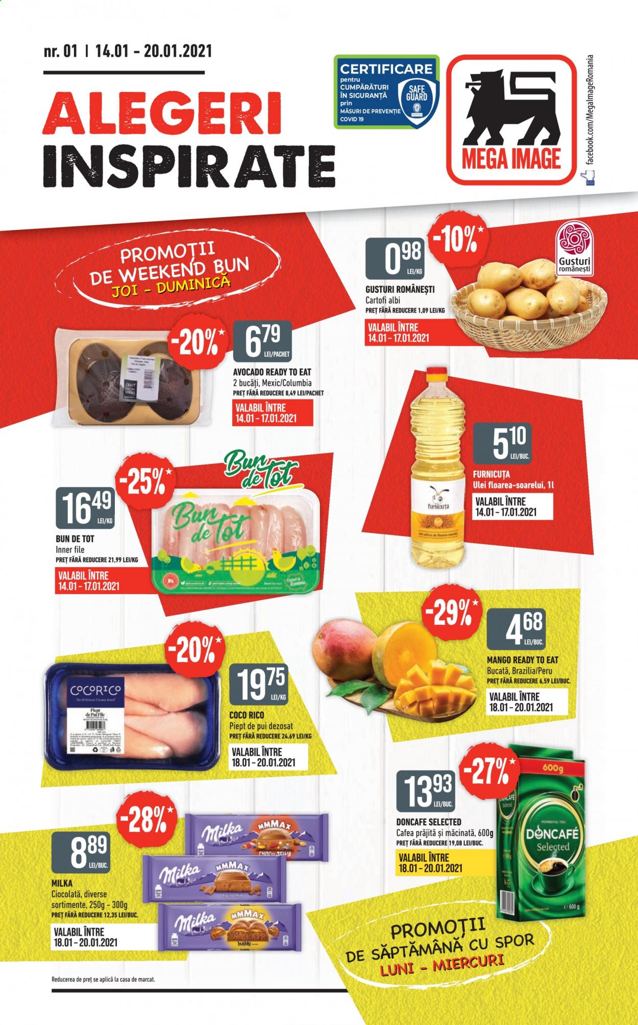 Catalog Mega Image - 14.01.2021 - 20.01.2021. Pagina 1