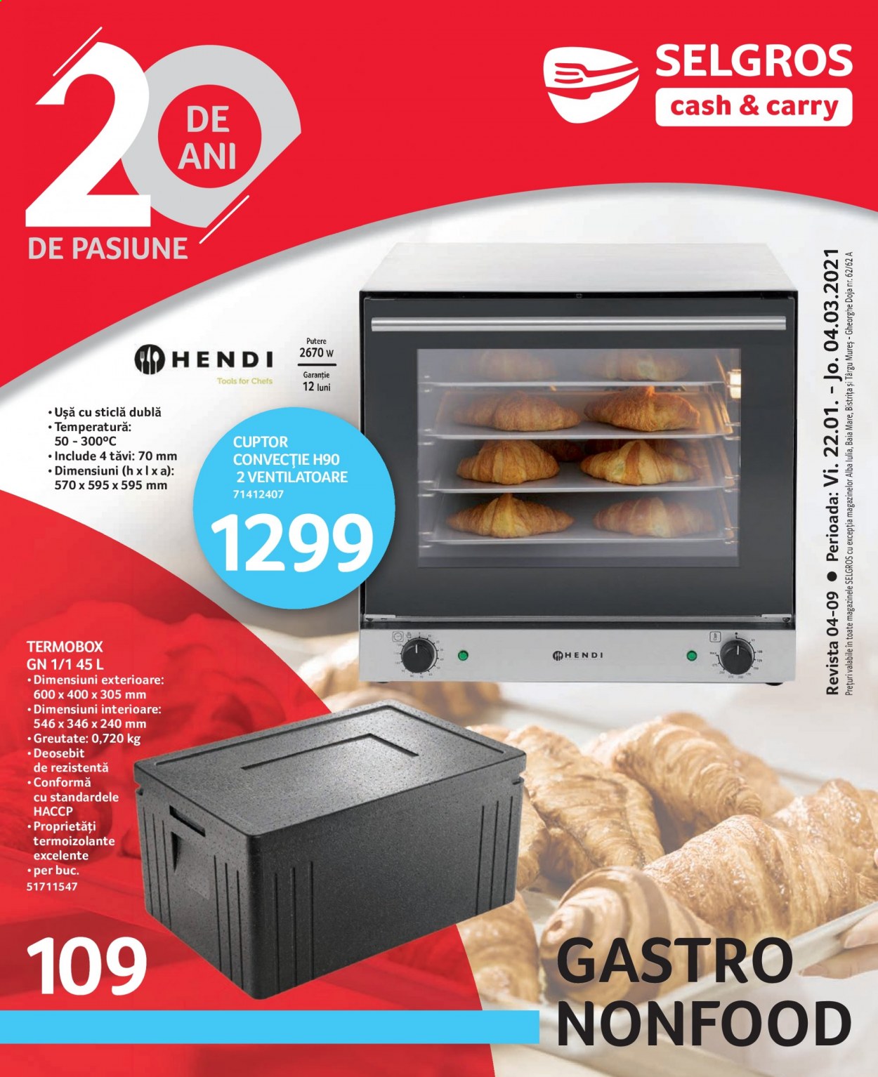 Catalog Selgros - 22.01.2021 - 04.03.2021. Pagina 1