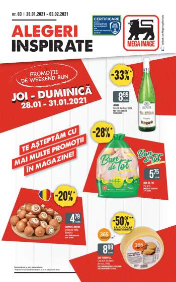 Cataloage Mega Image - 28.01.2021 - 03.02.2021.