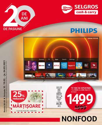 Cataloage Selgros - 19.02.2021 - 04.03.2021.
