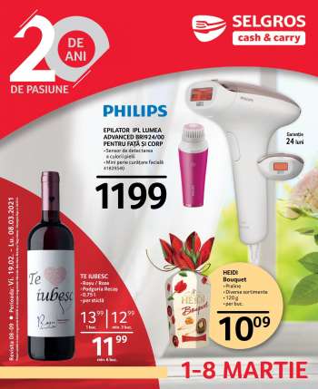 Cataloage Selgros - 19.02.2021 - 08.03.2021.