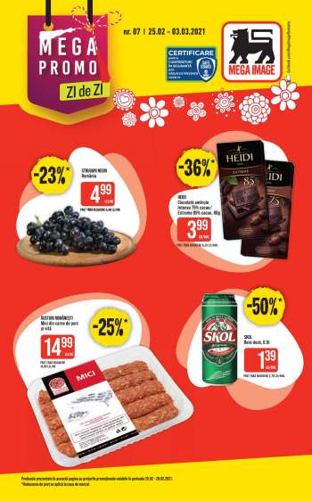 Cataloage Mega Image - 25.02.2021 - 03.03.2021.
