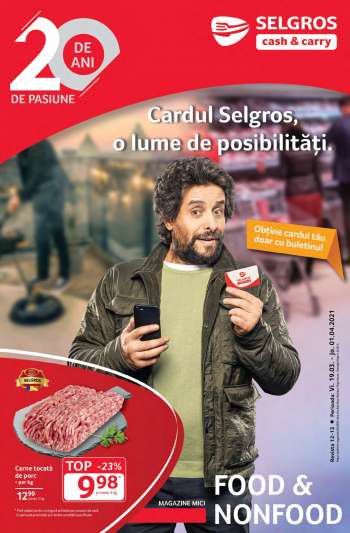 Cataloage Selgros - 19.03.2021 - 01.04.2021.