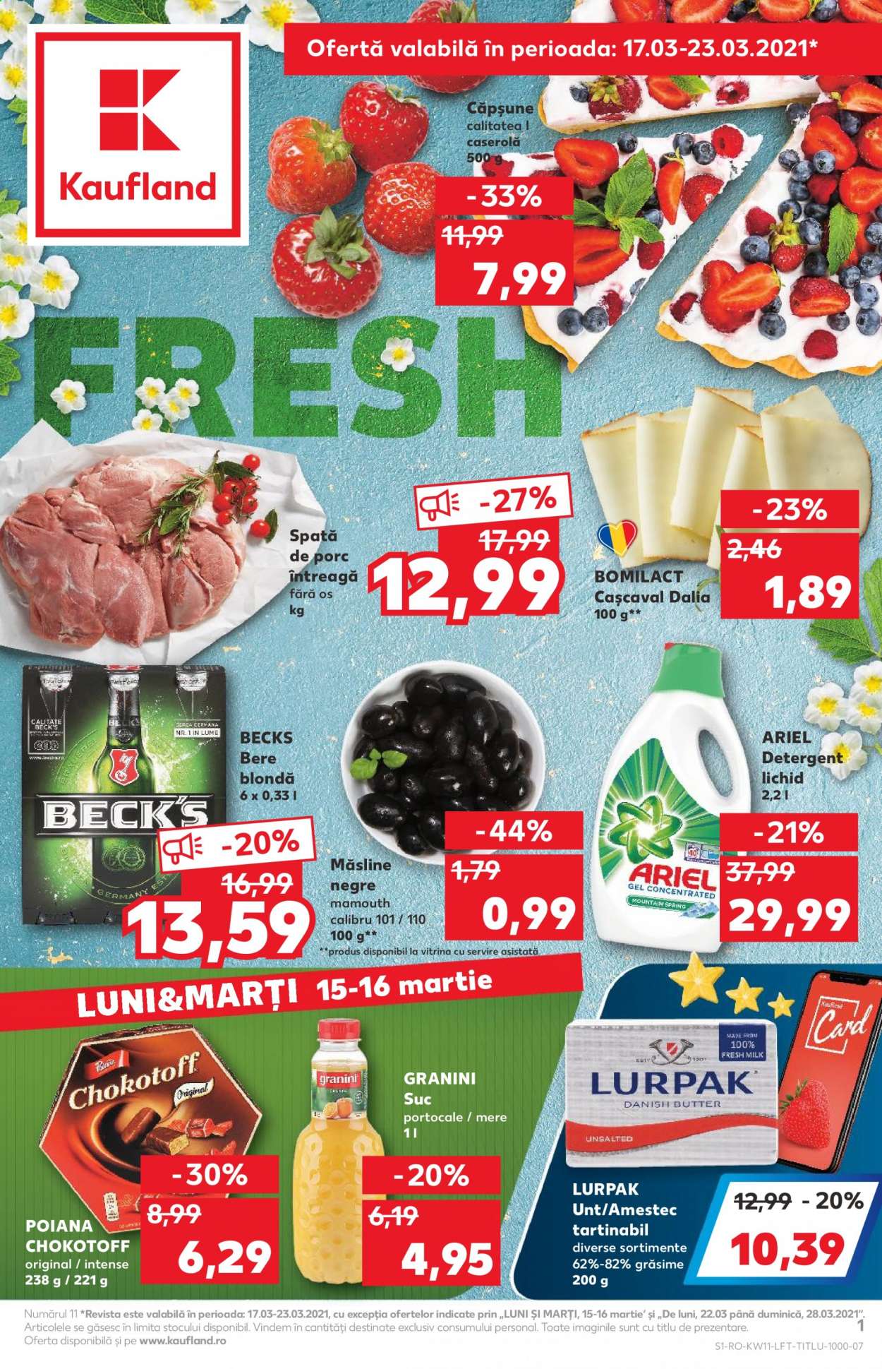 Catalog Kaufland - 17.03.2021 - 23.03.2021. Pagina 1