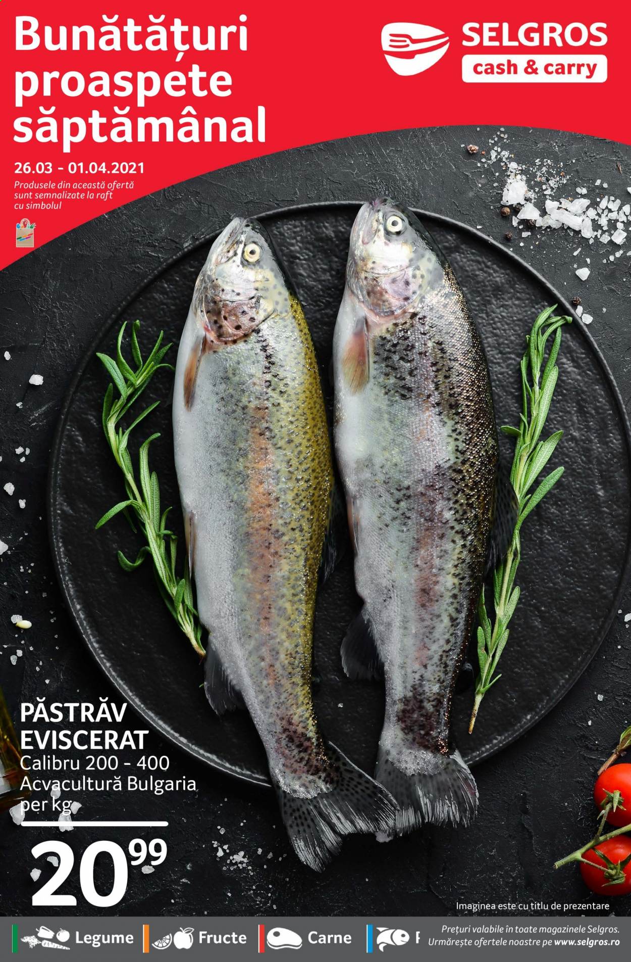 Catalog Selgros - 26.03.2021 - 01.04.2021. Pagina 1