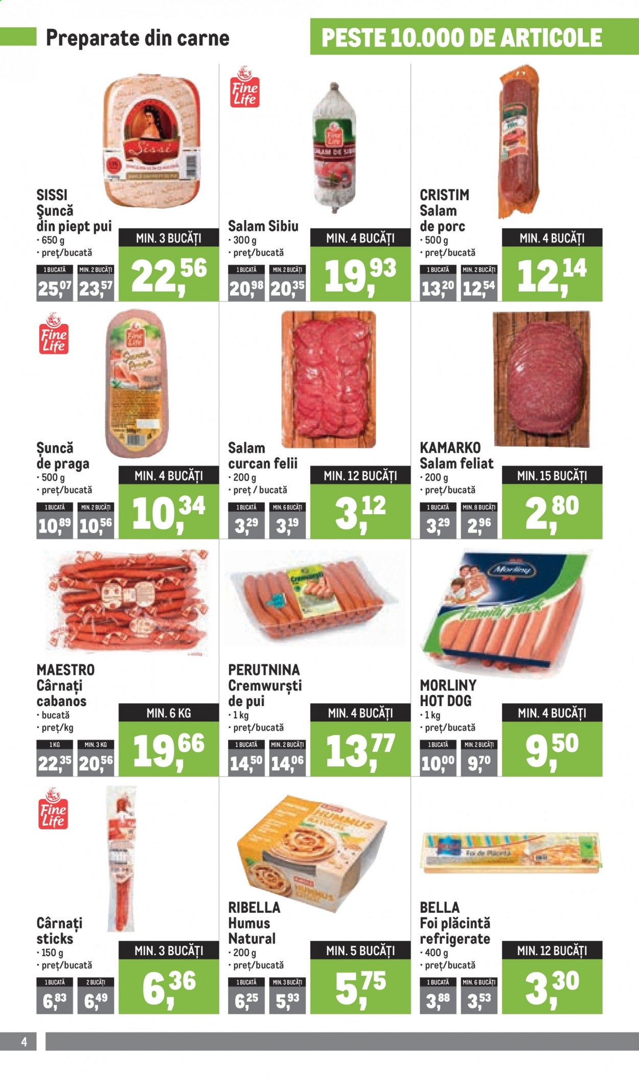 thumbnail - Cataloage Metro - 01.04.2021 - 03.05.2021 - Produse în vânzare - plăcintă, hot dog, salam, șuncă, humus. Pagina 4.