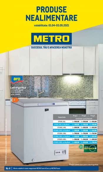 Cataloage Metro - 01.04.2021 - 03.05.2021.