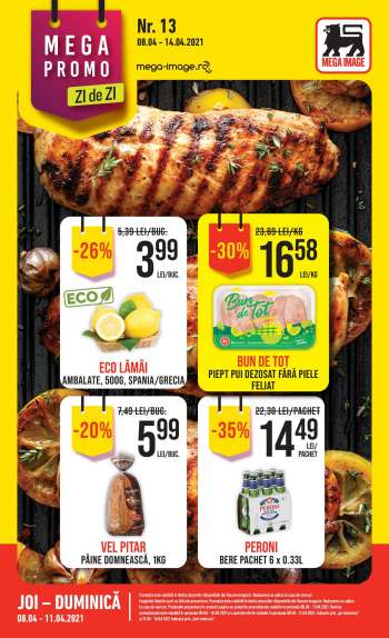 Cataloage Mega Image - 08.04.2021 - 14.04.2021.