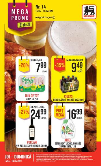 Cataloage Mega Image - 15.04.2021 - 18.04.2021.