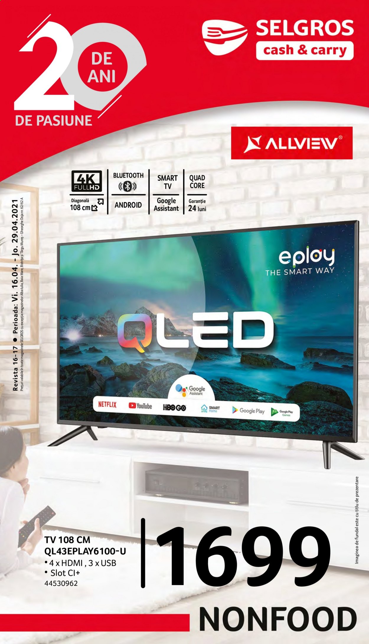Catalog Selgros - 16.04.2021 - 29.04.2021. Pagina 1
