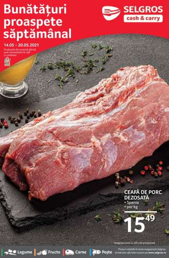 Cataloage Selgros - 14.05.2021 - 20.05.2021.