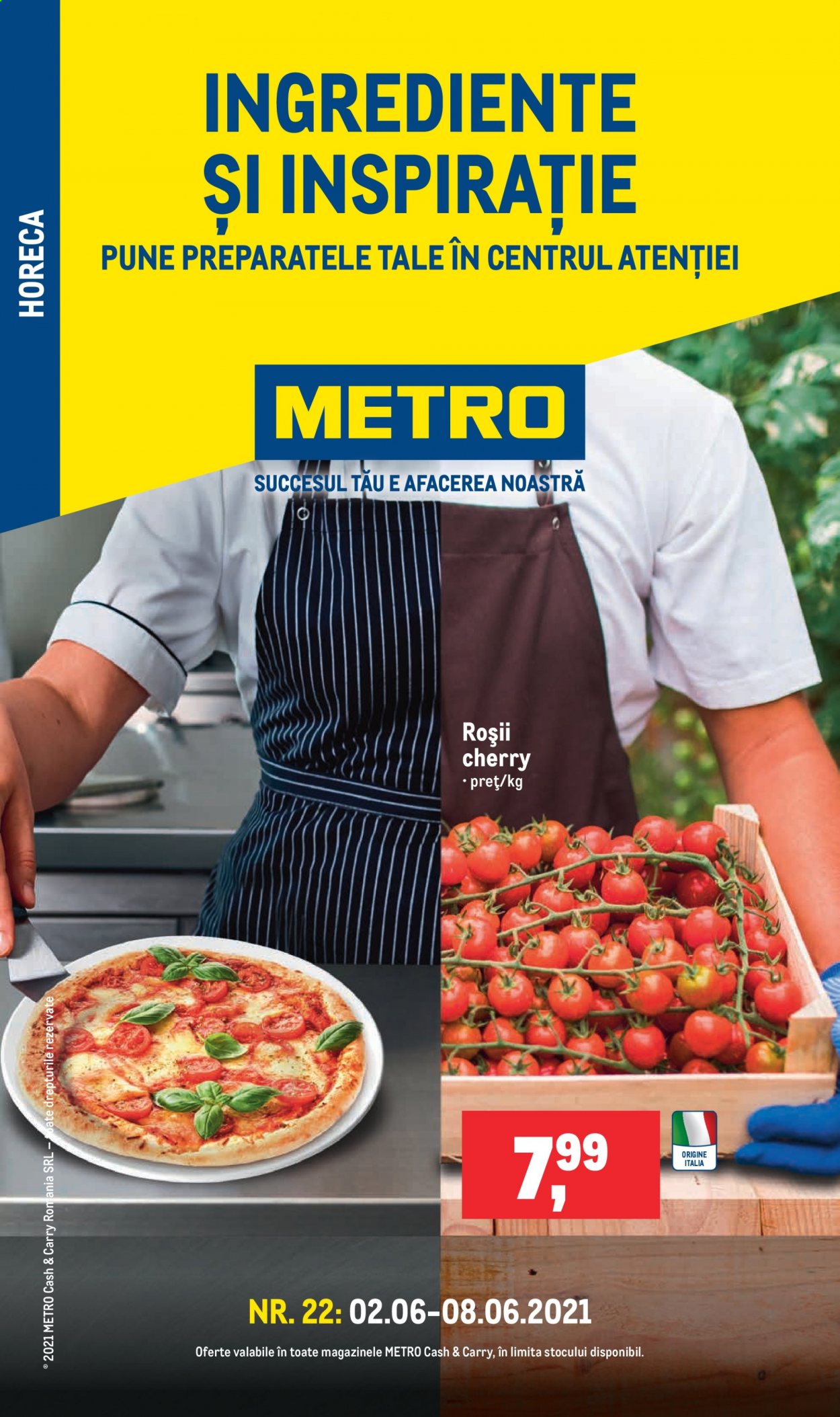 thumbnail - Cataloage Metro - 02.06.2021 - 08.06.2021 - Produse în vânzare - rom. Pagina 1.