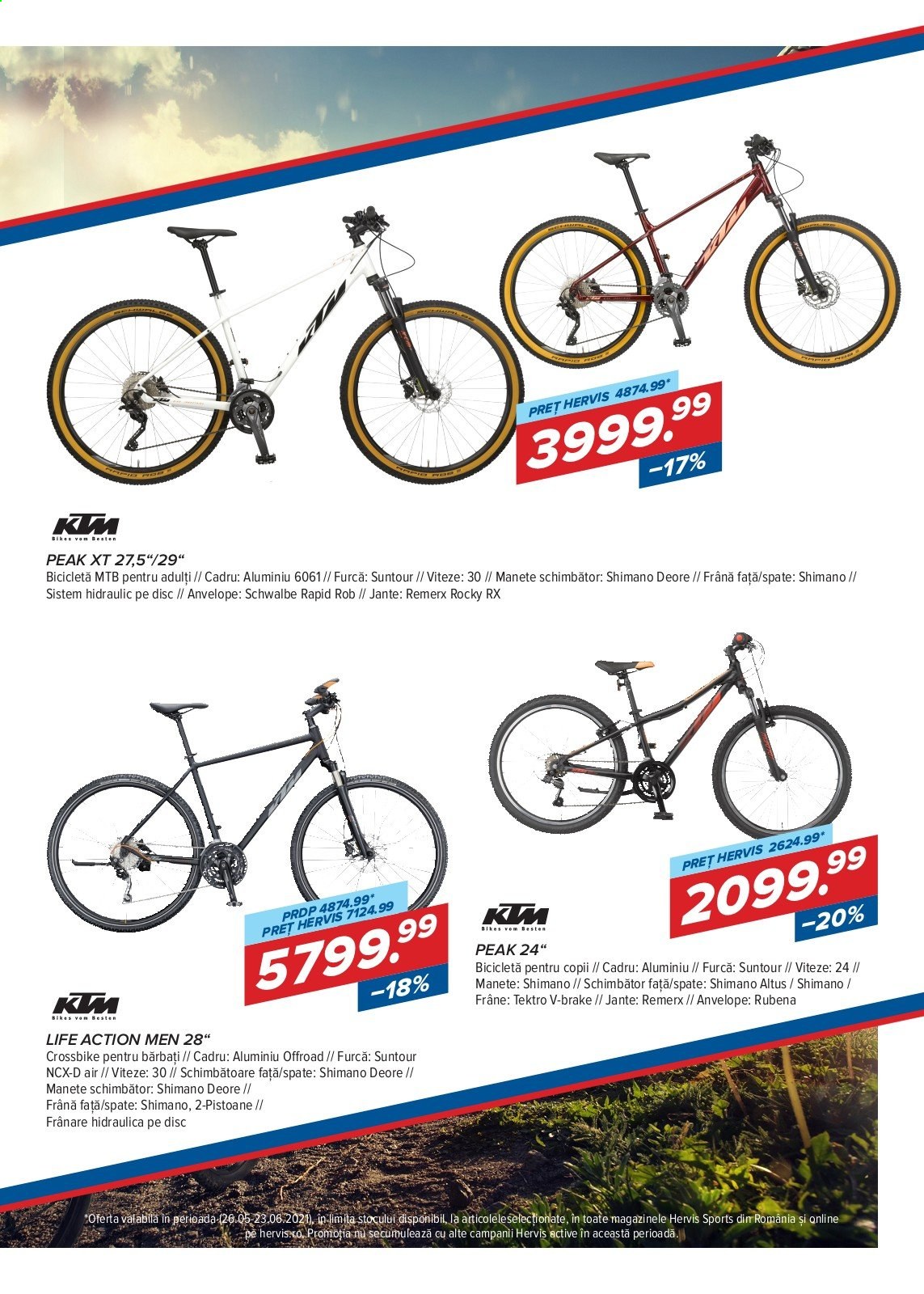 thumbnail - Cataloage Hervis - 26.05.2021 - 23.06.2021 - Produse în vânzare - crossbike, bicicleta. Pagina 7.