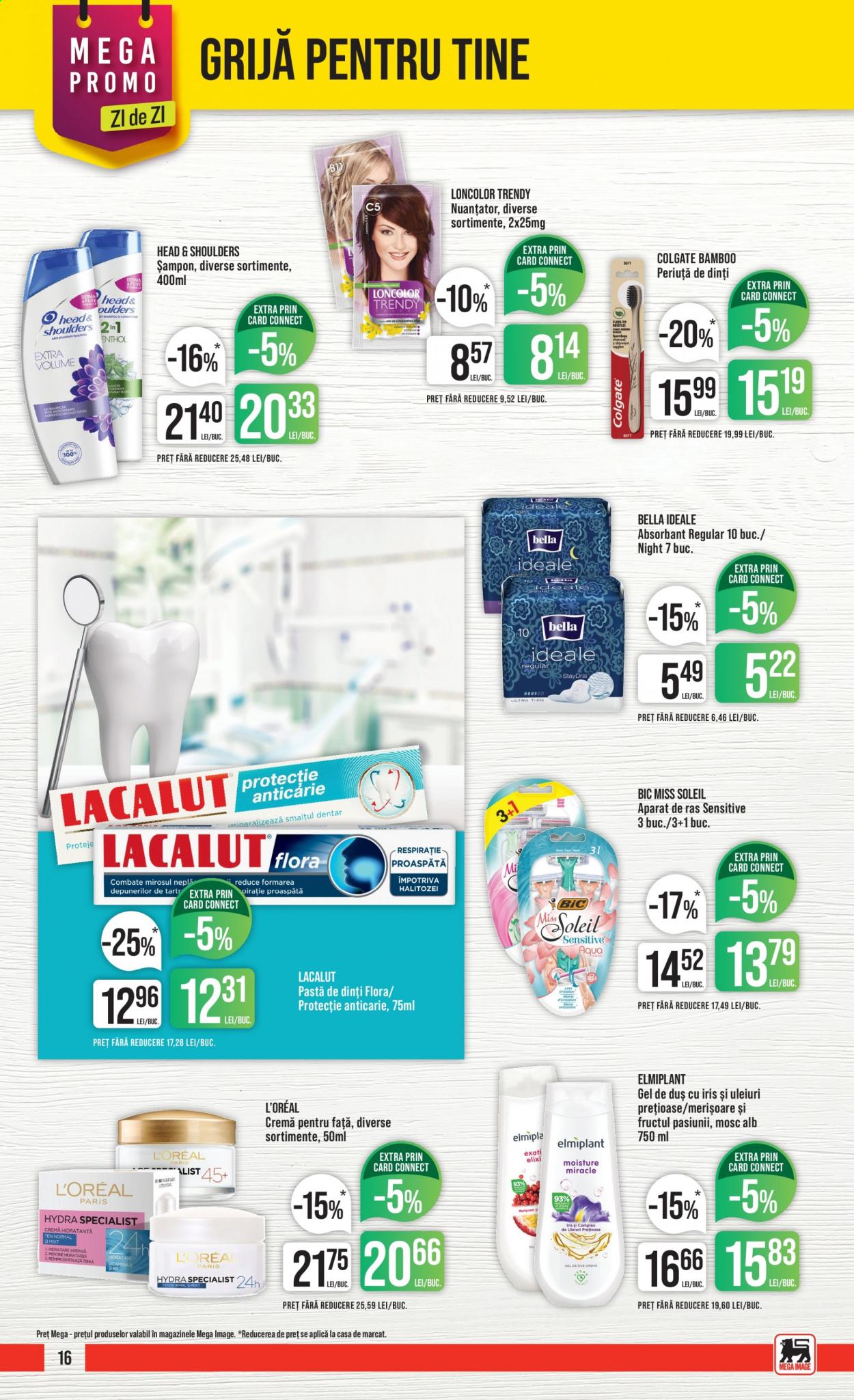thumbnail - Cataloage Mega Image - 10.06.2021 - 16.06.2021 - Produse în vânzare - gel de duş, șampon, Colgate, periuţă de dinţi, pastă de dinți, Lacalut, cremă, L’Oréal, Head & Shoulders. Pagina 16.