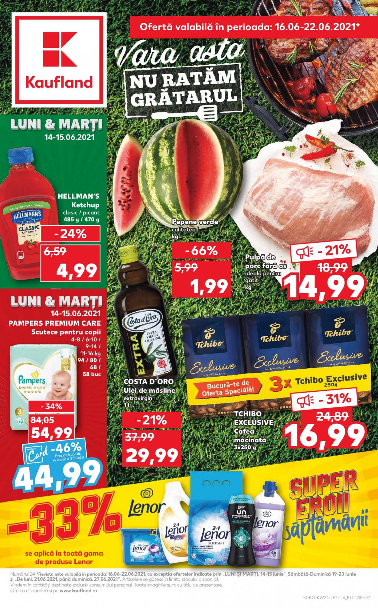 Catalog Kaufland - 16.06.2021 - 22.06.2021. Pagina 1
