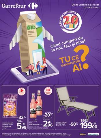 Cataloage Carrefour - 01.07.2021 - 14.07.2021.