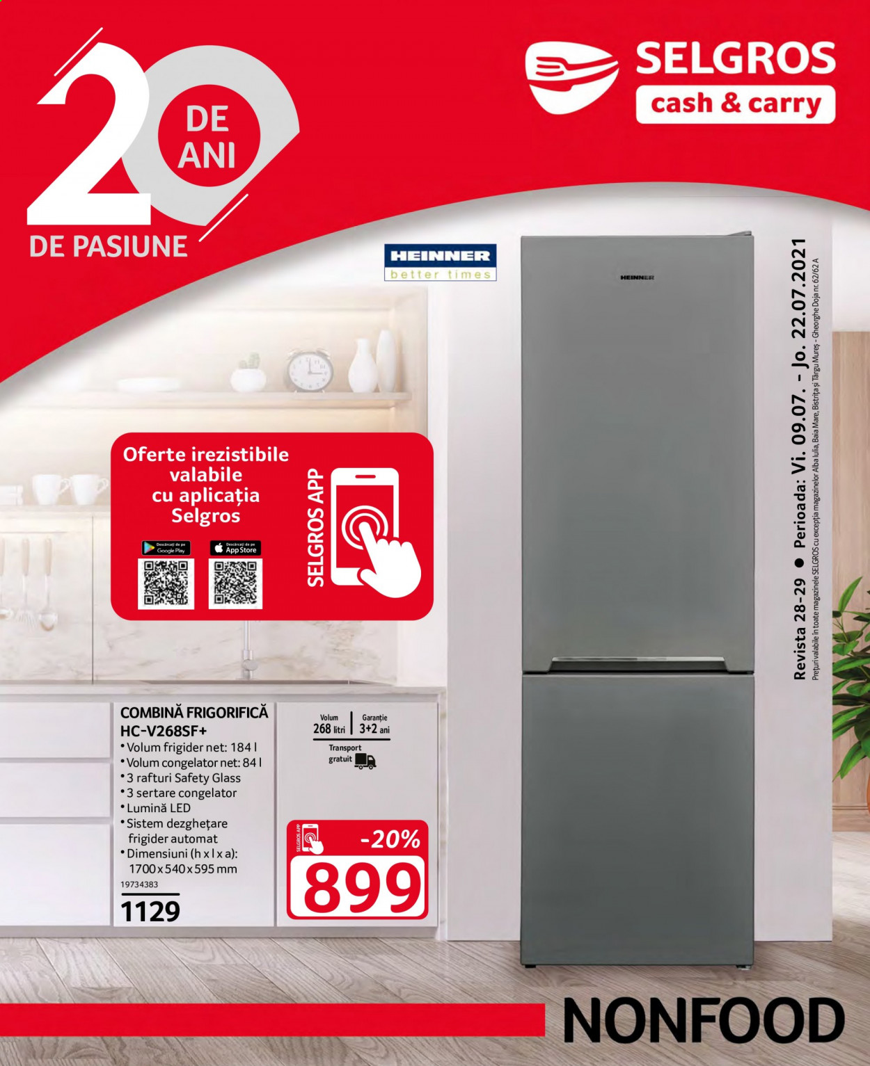 Catalog Selgros - 09.07.2021 - 22.07.2021. Pagina 1