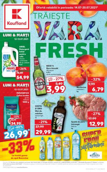 Cataloage Kaufland - 14.07.2021 - 20.07.2021.