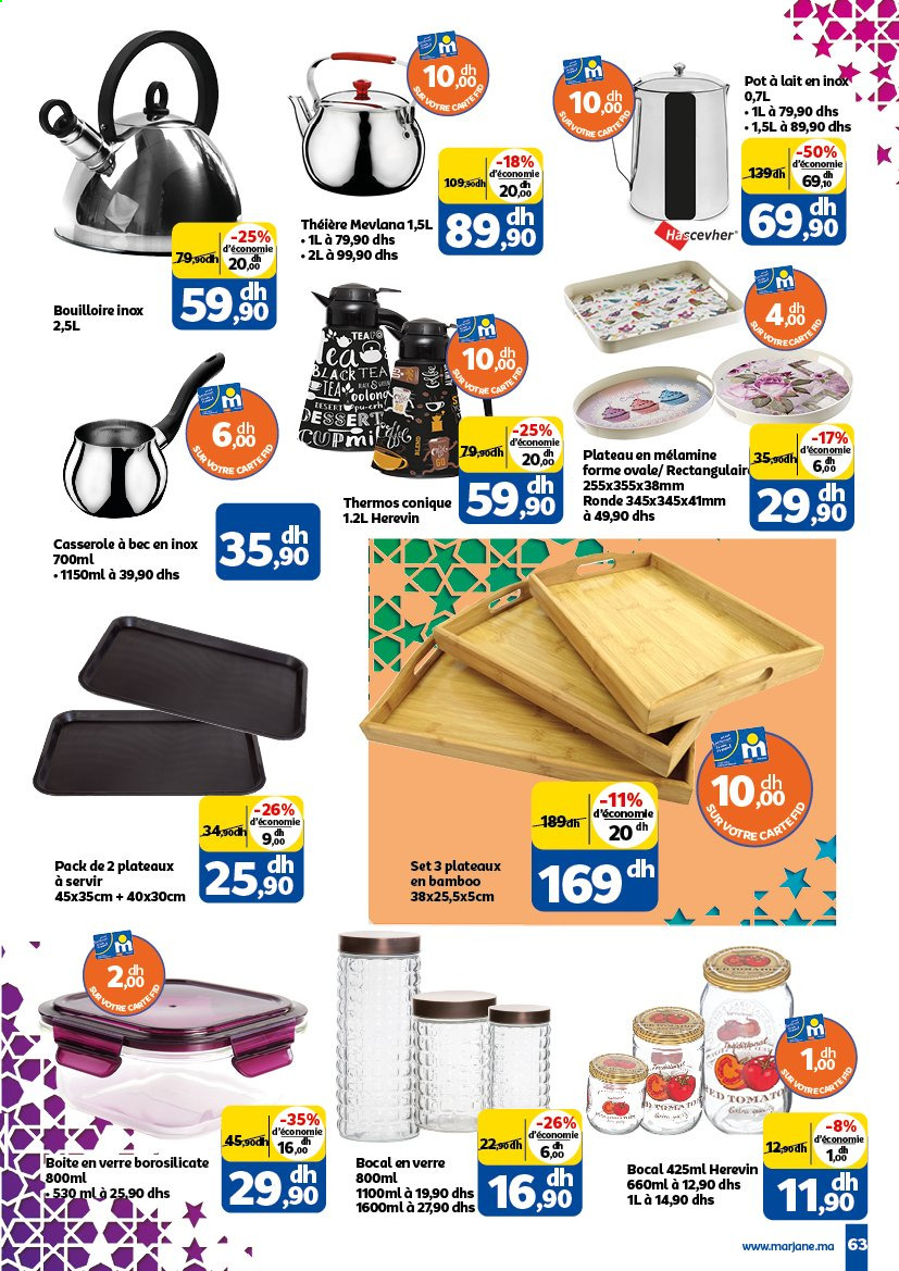 thumbnail - <magasin> - <du DD/MM/YYYY au DD/MM/YYYY> - Produits soldés - ,<products from flyers>. Page 63.